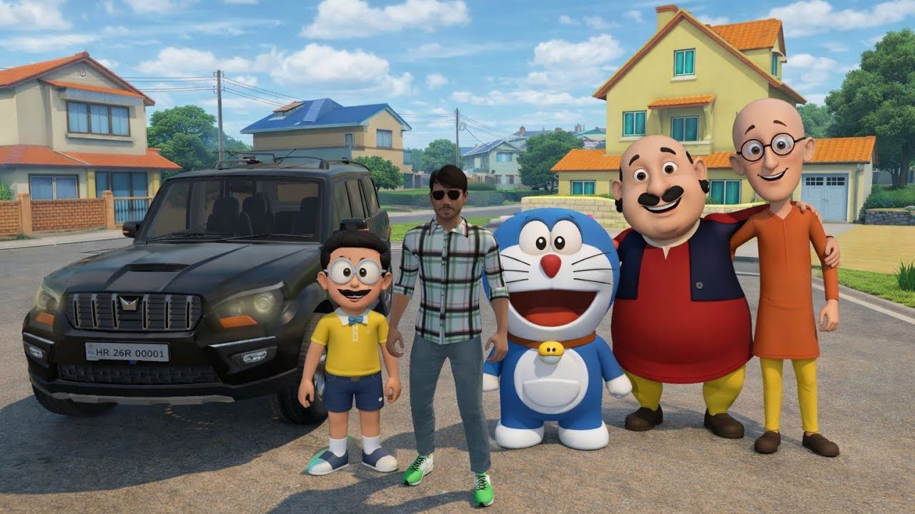 Motu Patlu And Doremon Nobita 😍- आ गए indian Vehicle Simulator 3D 🔥 New Update 2026