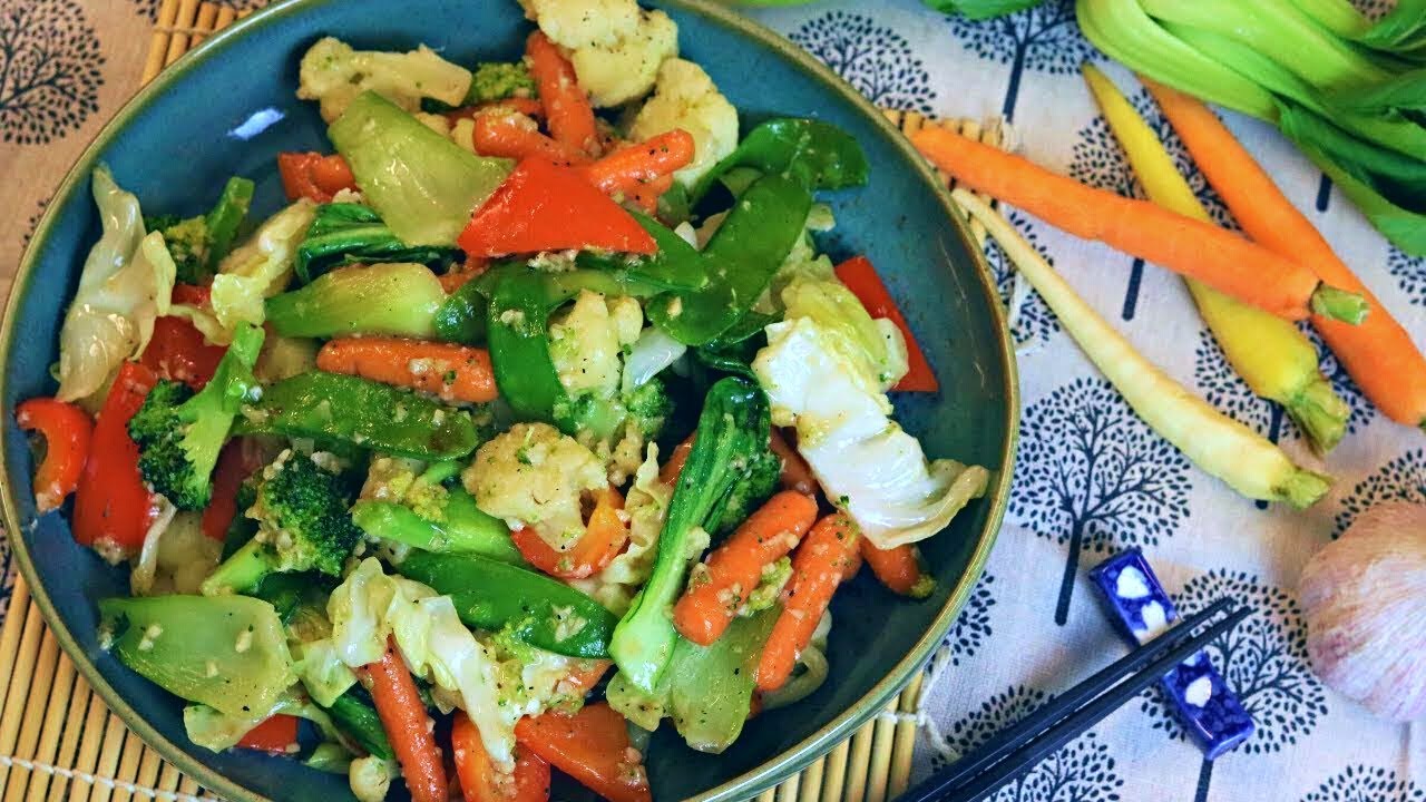 Рецепт жареных овощей