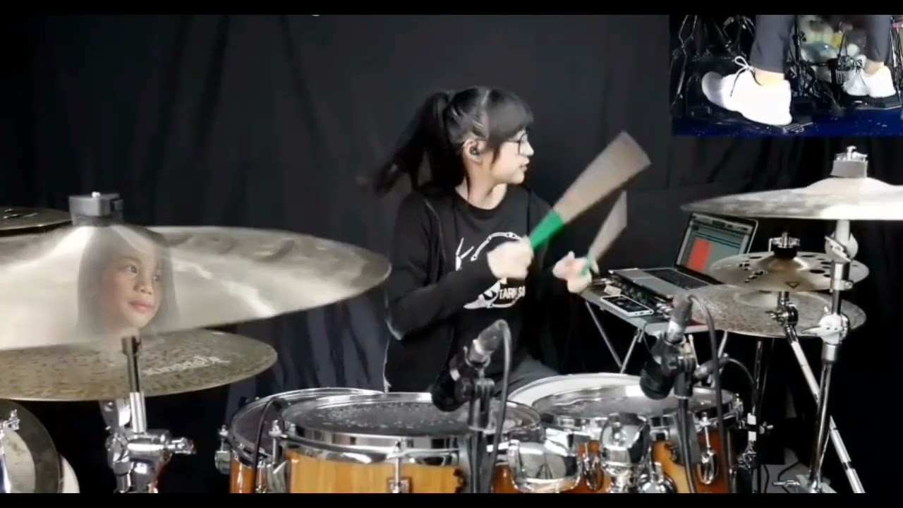 ANIME 90'S SLAMDUNK | JAPANESE GIRL DRUM COVER