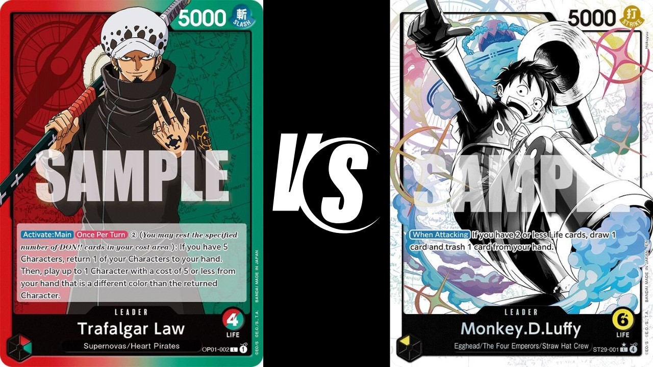 [EB03] RG Law vs Y Luffy | SJ Cards R4 | OPTCG LOCALS POV