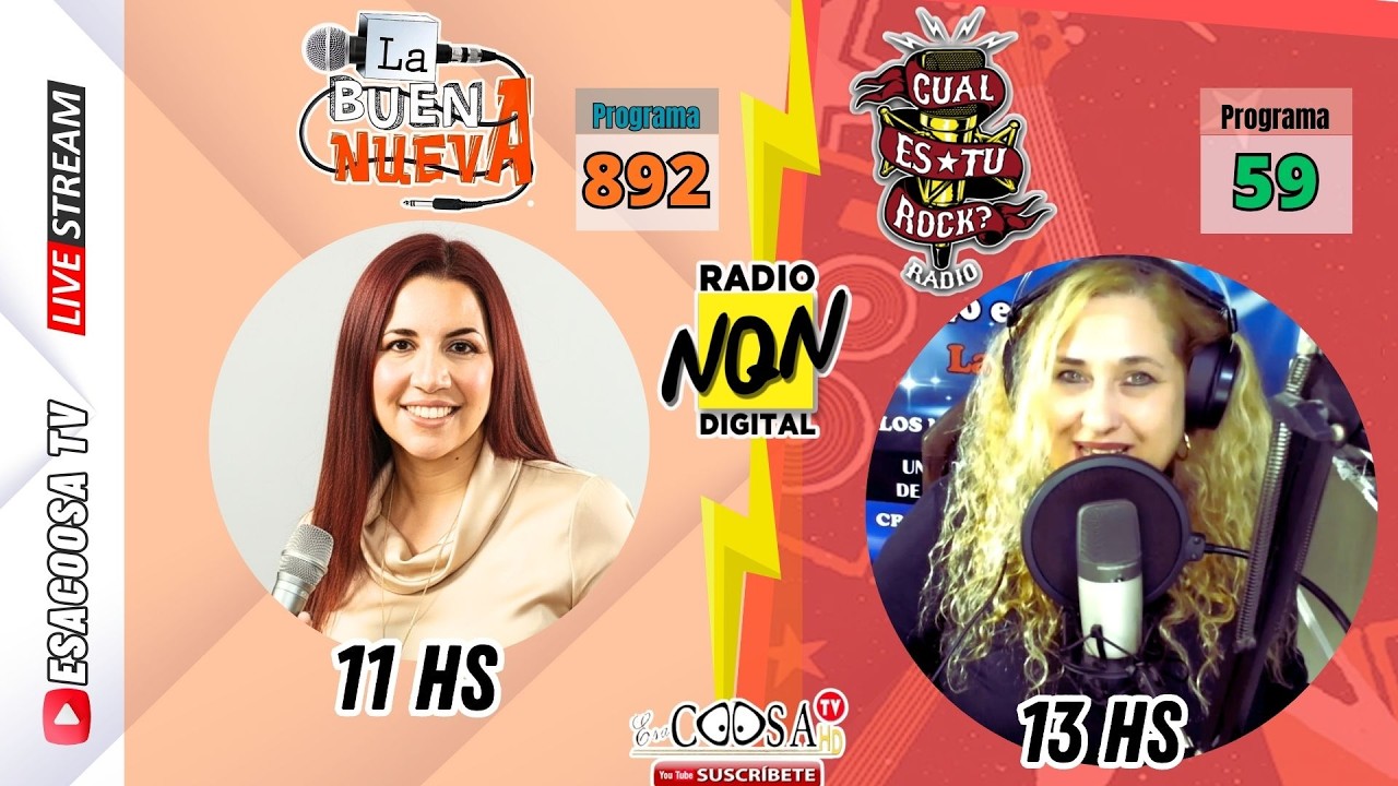 🔴 LA BUENANUEVA & CUÁL ES TU ROCK? | Cultura, Entrevistas y Rock Argentino | Radio NQN Digital