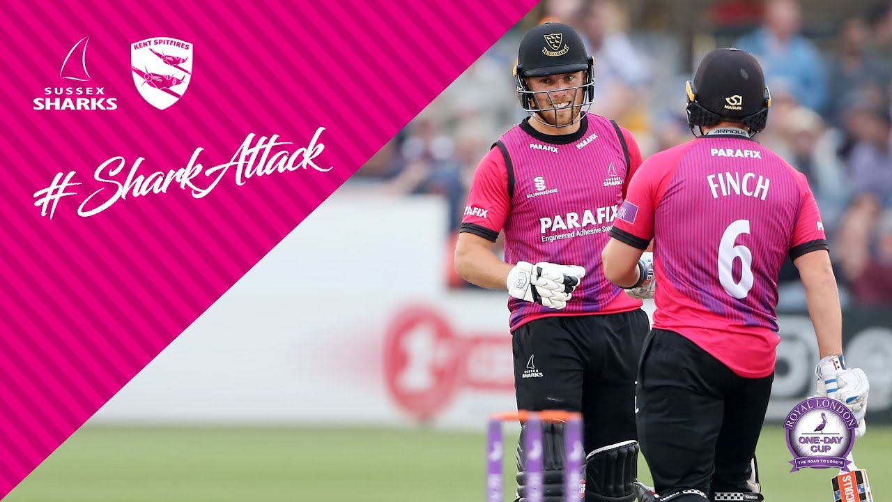 Kent Spitfires vs Sussex Sharks | Phil Salt (134*) and Harry Finch (89) inspire impressive victory