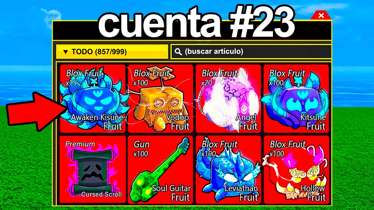 Compré 38 Cuentas De Blox Fruits Por 1.771$