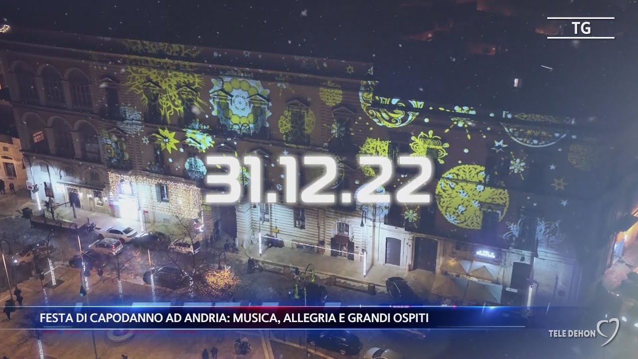Festa di capodanno ad Andria: musica, allegria e grandi ospiti