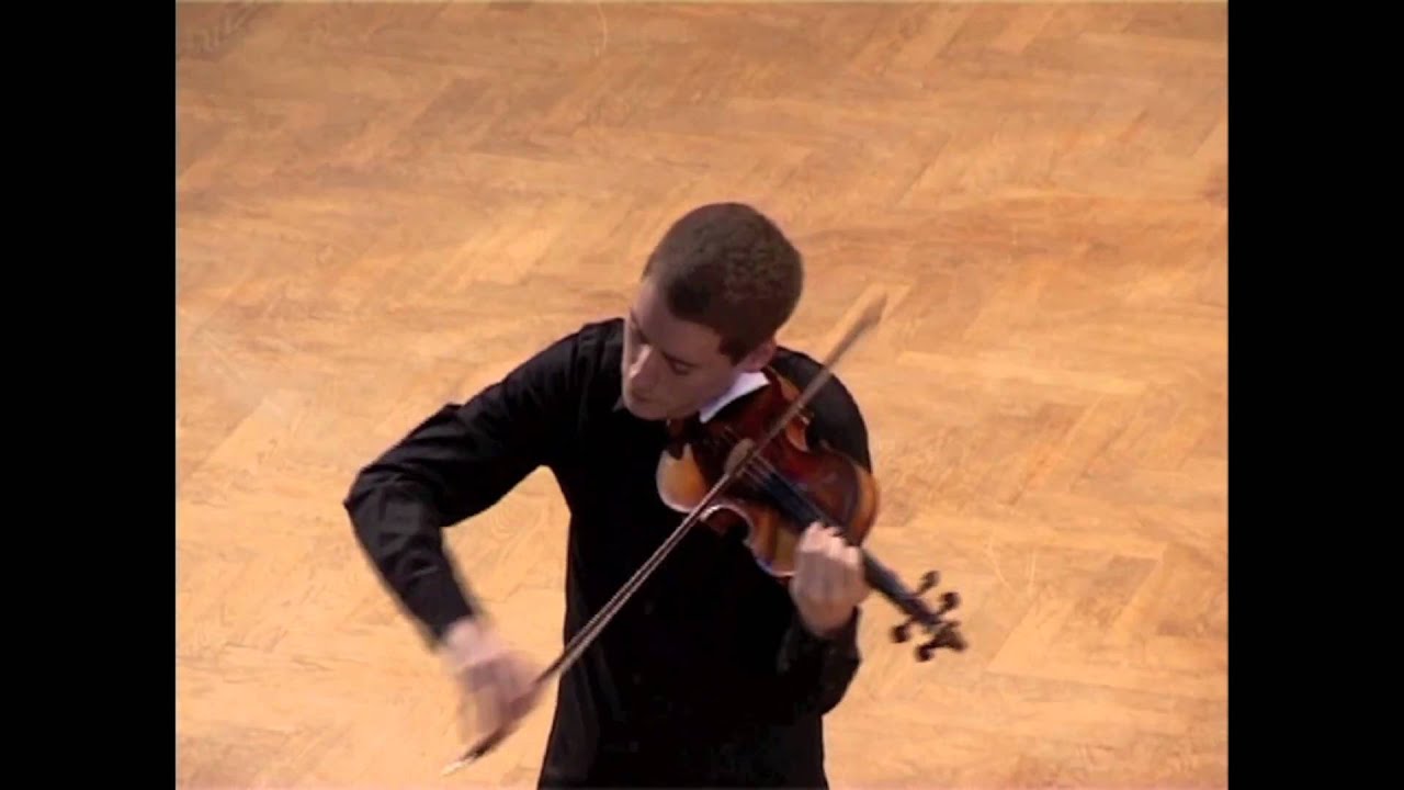 J. S. Bach: Sonata for solo violin in a minor, 4th mov.: Allegro (Kristóf Baráti)