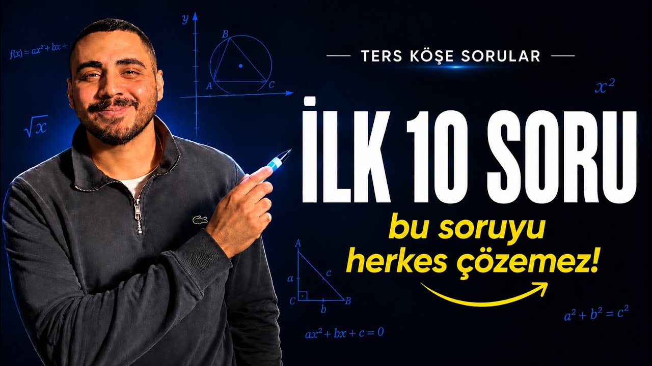 AYT'de Çıkarsa %90'ı Üzecek Soru! | AYT Matematik Derece Soruları