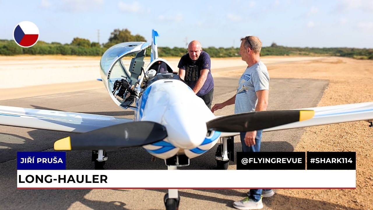 Shark pilots - Jiří Pruša - the longest flight distance FAI world record broken
