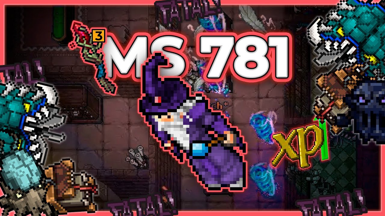 MS 781 Hunt x4 Secret Library Energy Section 7.9kk/h Raw + 1.6kk Profit - Tibia Hunt [13.21] #tibia