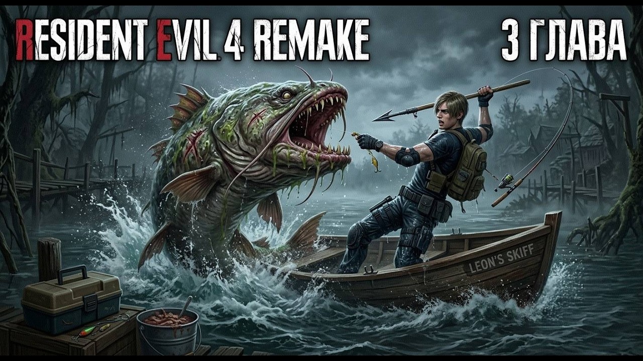 Resident Evil 4 Remake: Когда суши пытаются съесть тебя!