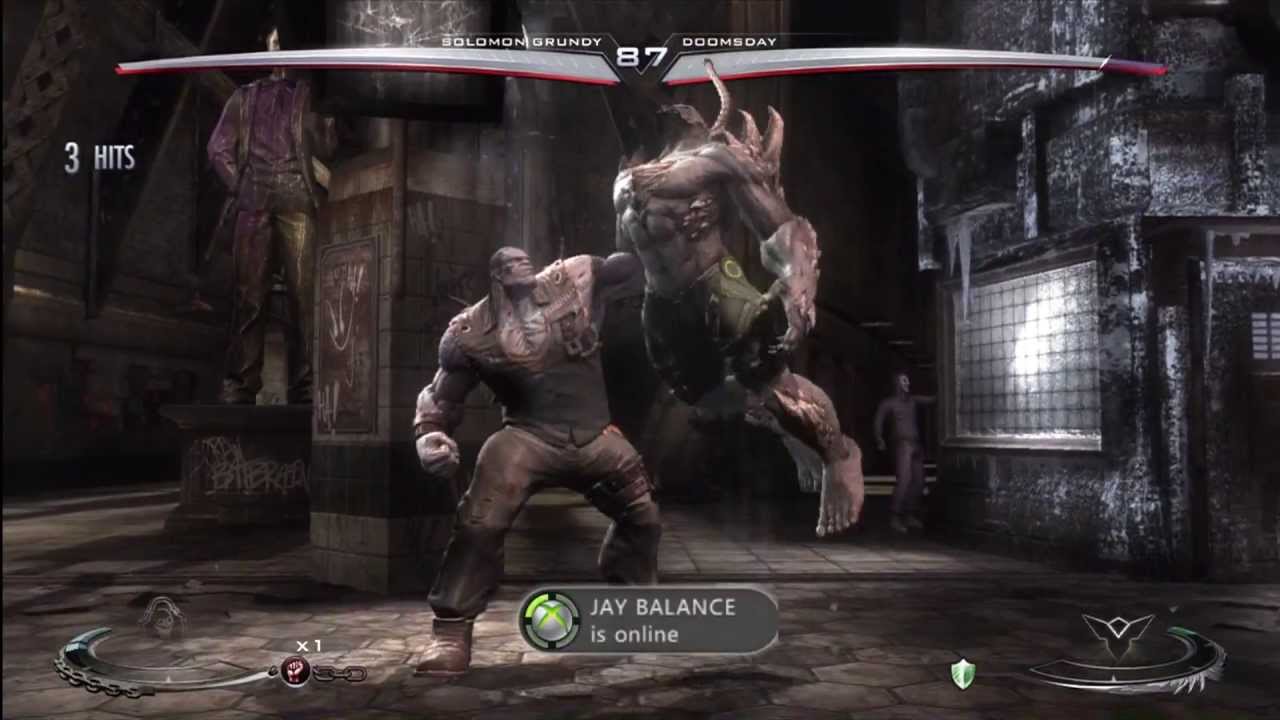 Injustice: Gods Among Us - Wolverine-Master (Grundy) vs YOLOclutch (Doomsday)