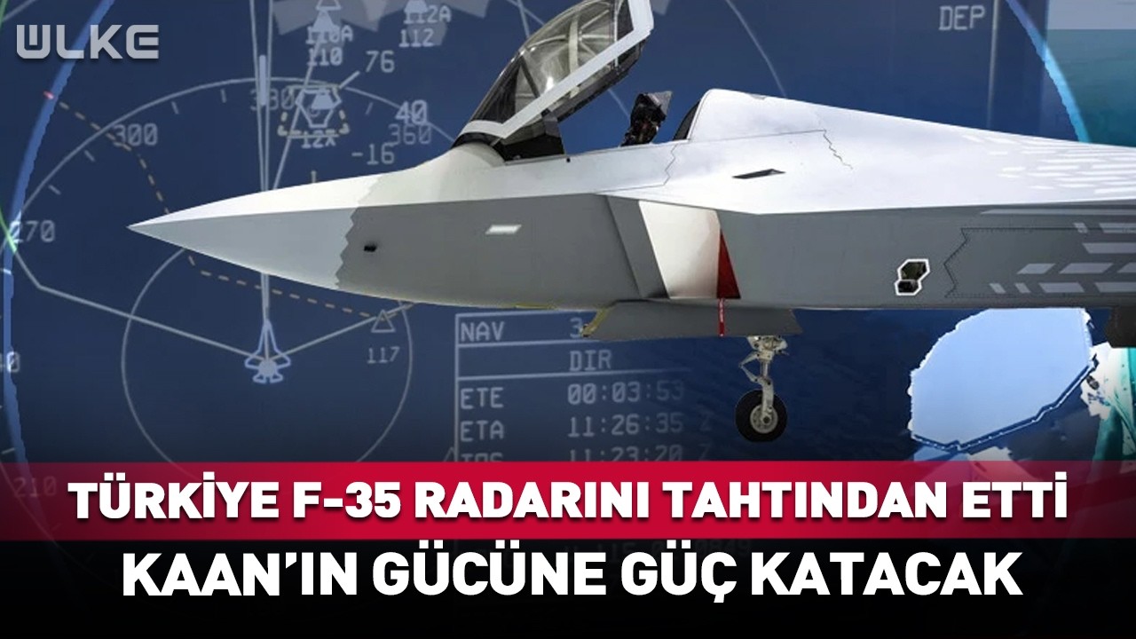 Türk Radarı F-35'e Nal Toplattı! KAAN'ın Gücüne Güç Katacak #haber