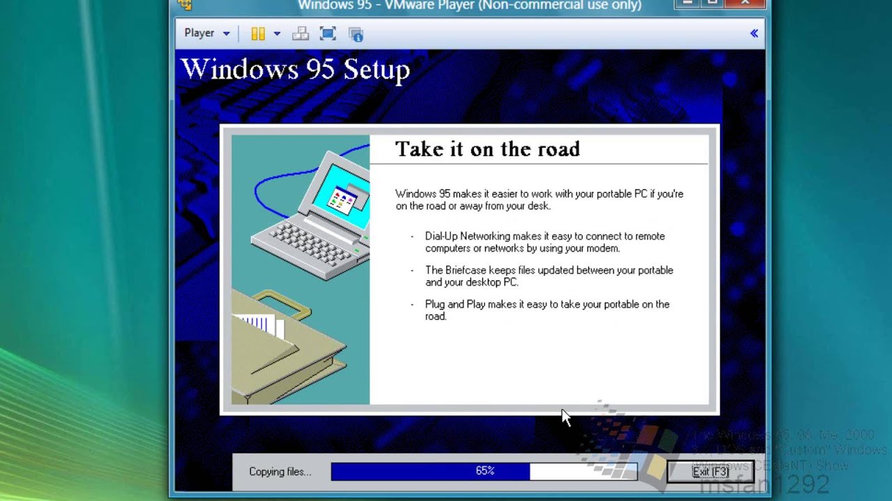 Windows 95 setup