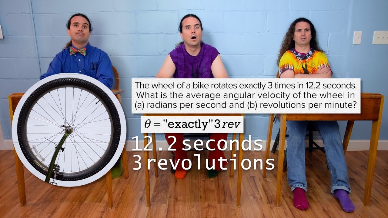 Introductory Angular Velocity Problem - A Turning Bike Tire