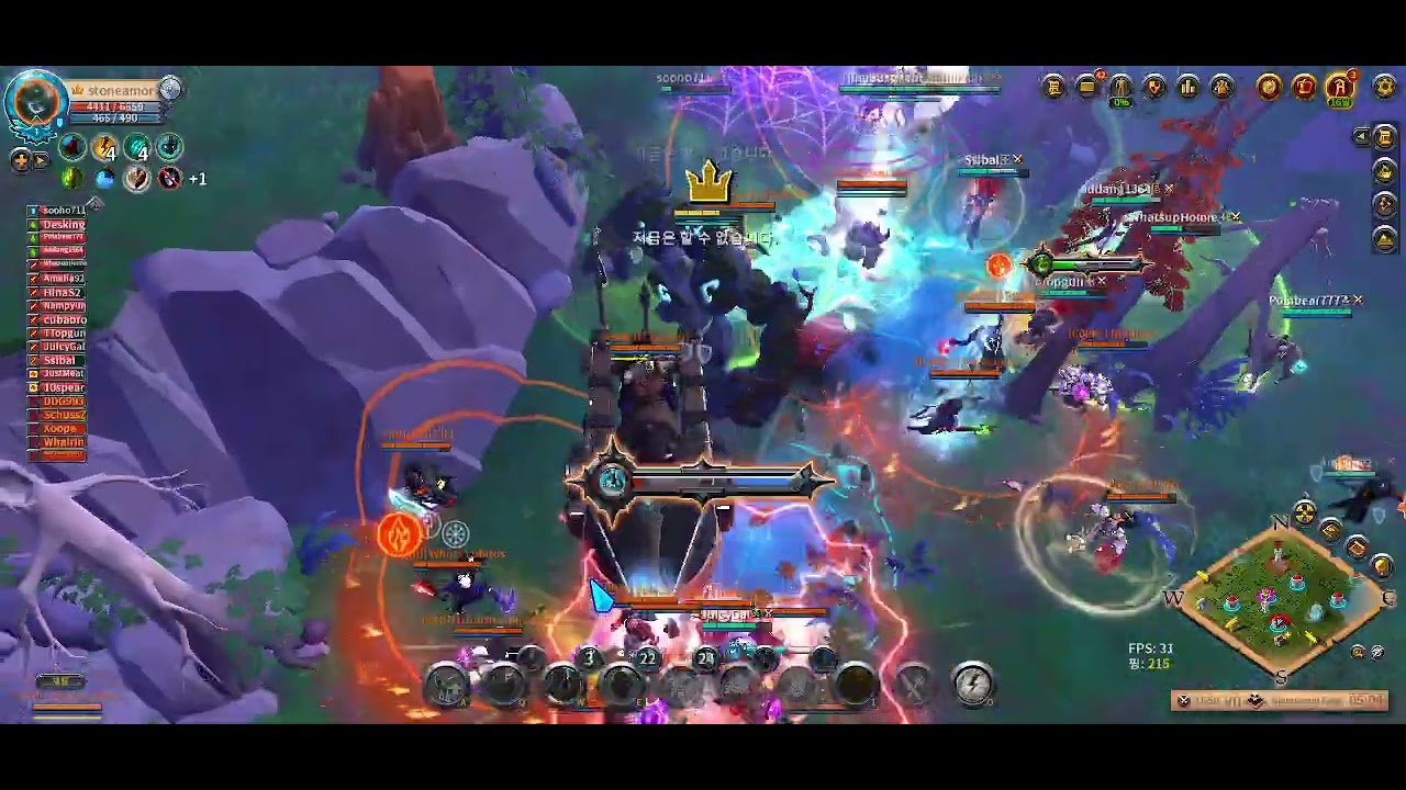 F4F Ally vs Nothing Mix(kiting) | Caller POV | Albiob Online zvz 지는것도 경험