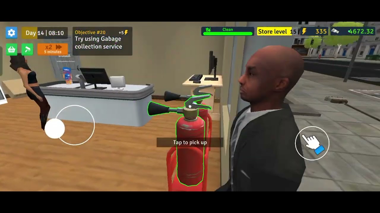Playing supermarket simulator part 10