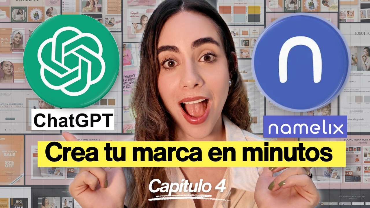 🎨 La GUÍA DEFINITIVA para crear tu MARCA con IA (nombre, logo, colores, nombre y más)