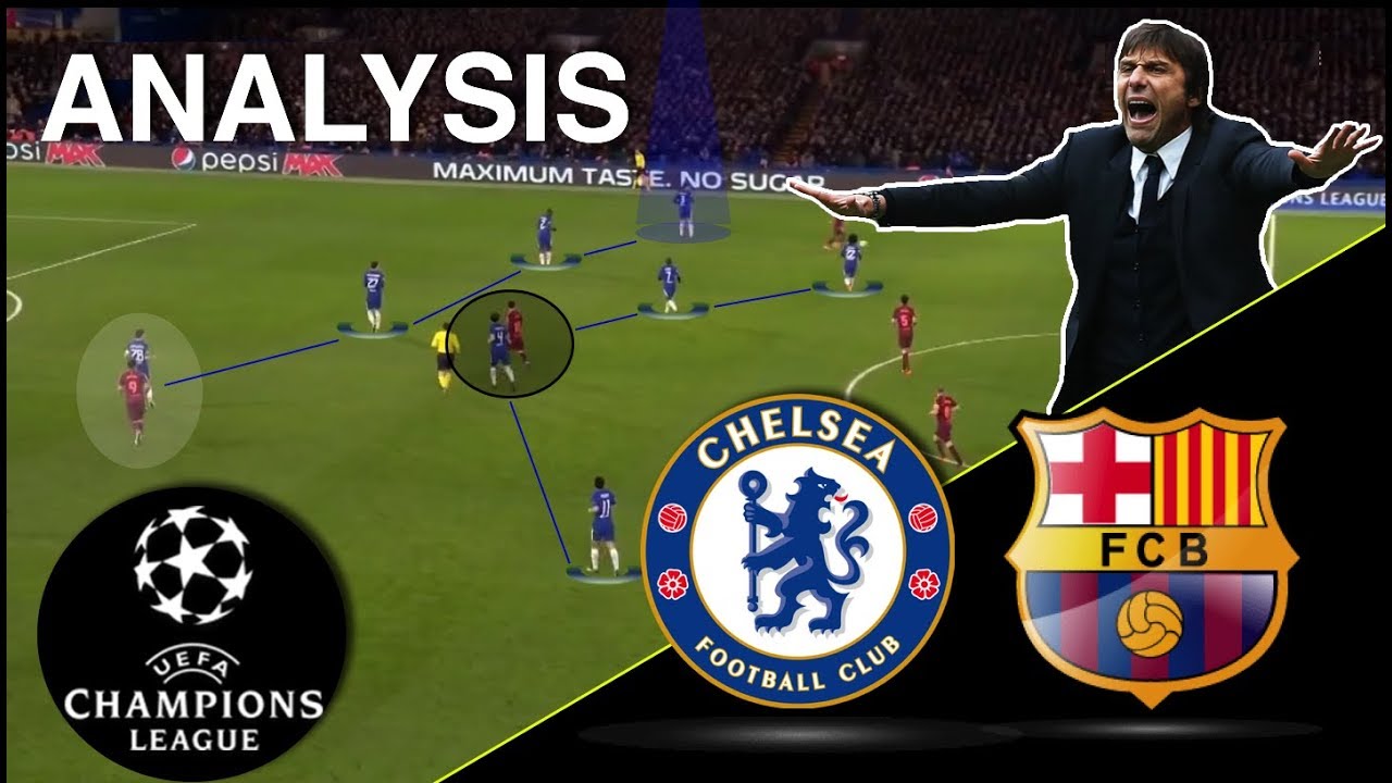 Conte's Genius Plan To Block Barca | Chelsea-Barcelona Tactical Analysis