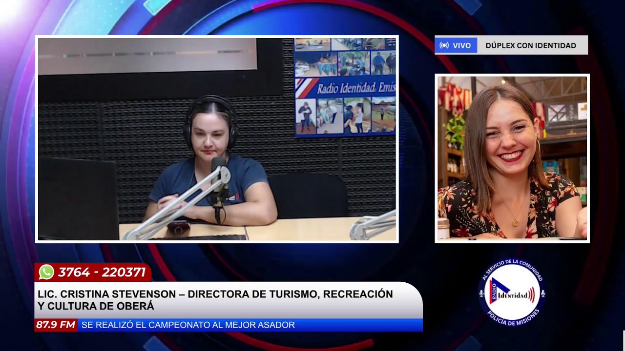 LIC. CRISTINA STEVENSON – DIRECTORA DE TURISMO, RECREACIÓN Y CULTURA DE OBERÁ