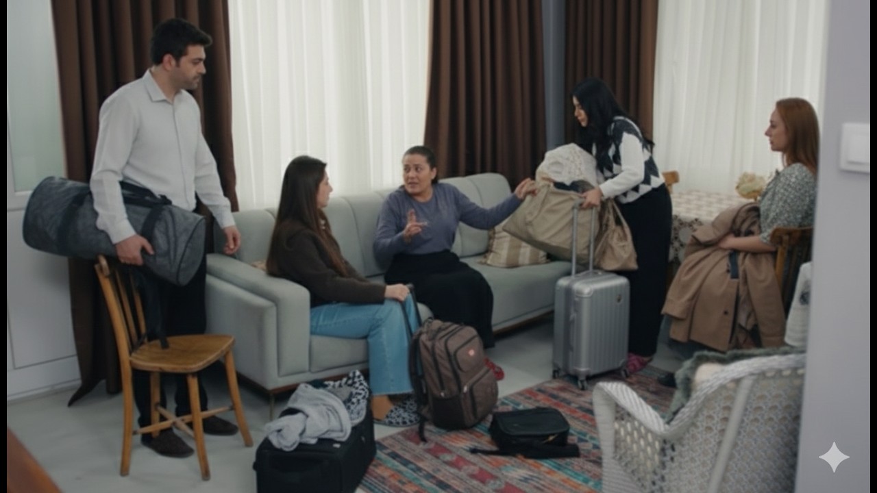 GELİN 370 - Hançer leva sua família e sai da mansão.