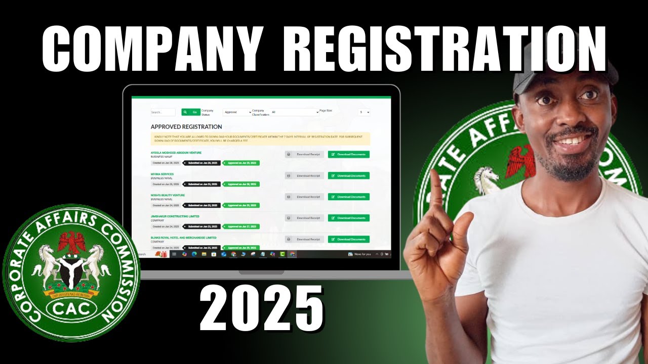 How To Register A LTD Company IN 2025 For CAC Business Registration