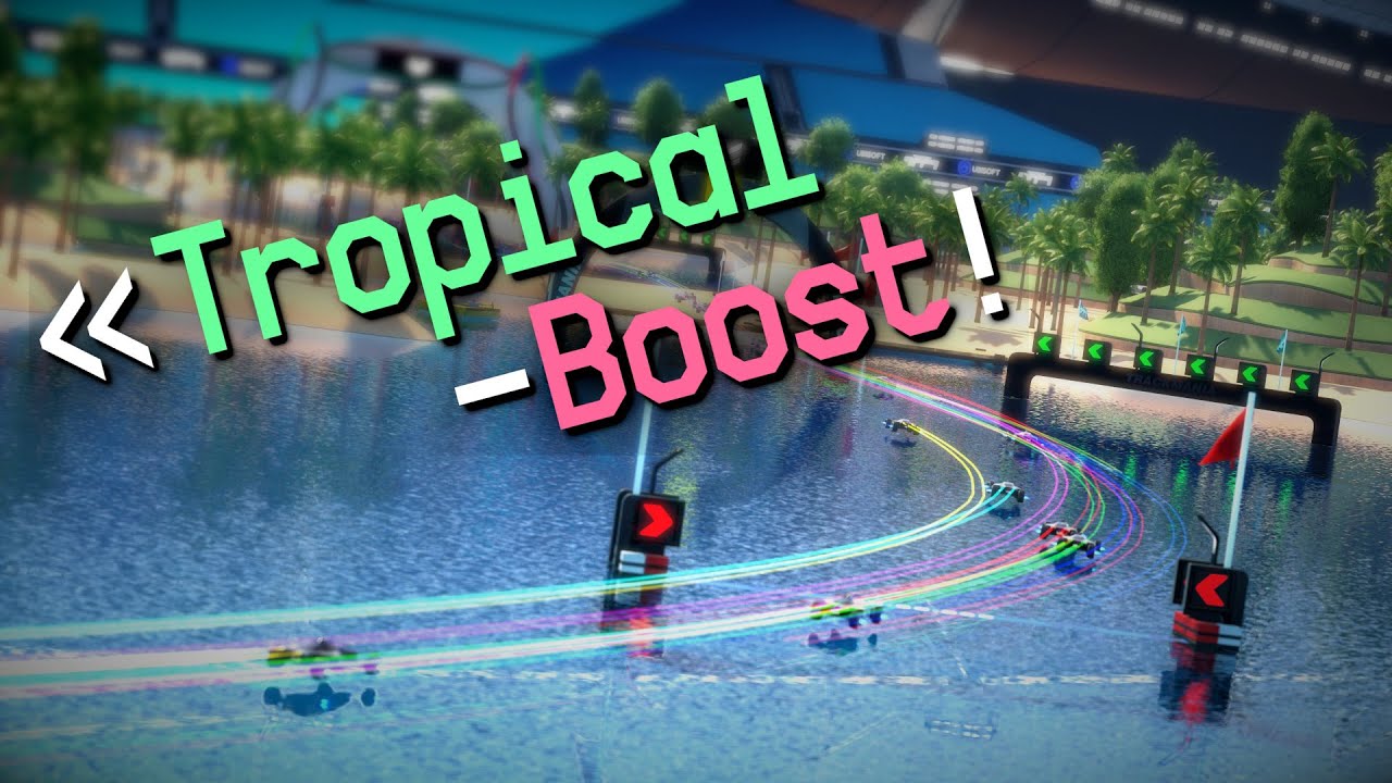 &laquo;Tropical-Boost' - A Trackmania Speedboat Track
