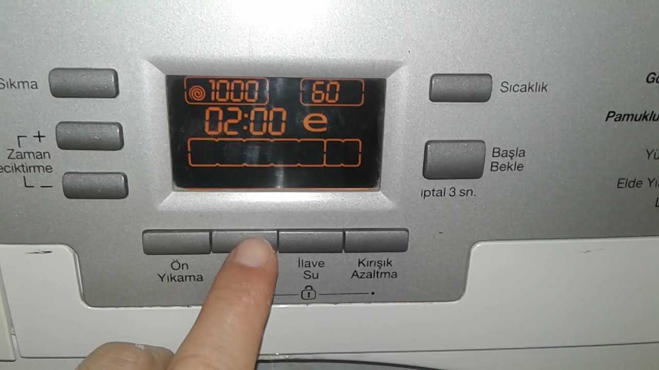 شرح لبرنامج غسالة ارجلك arçelik 8kg