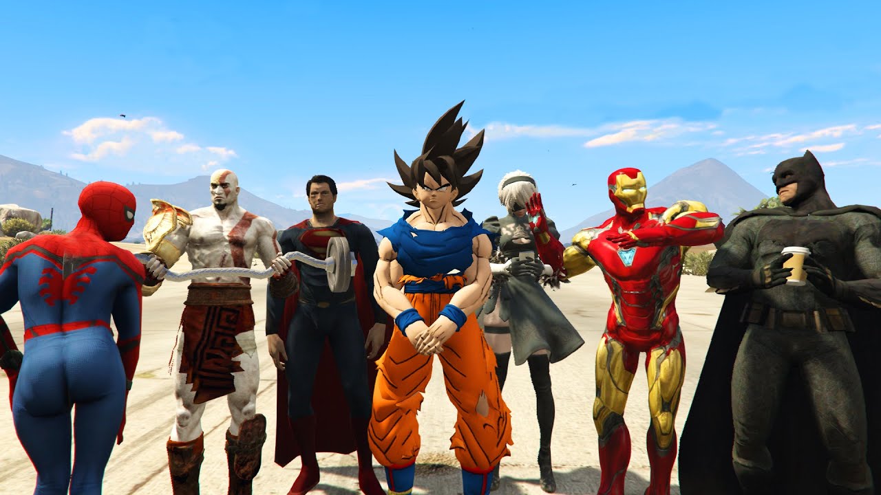 Jugando Como Todos los SuperHéroes en Juegos de GTA