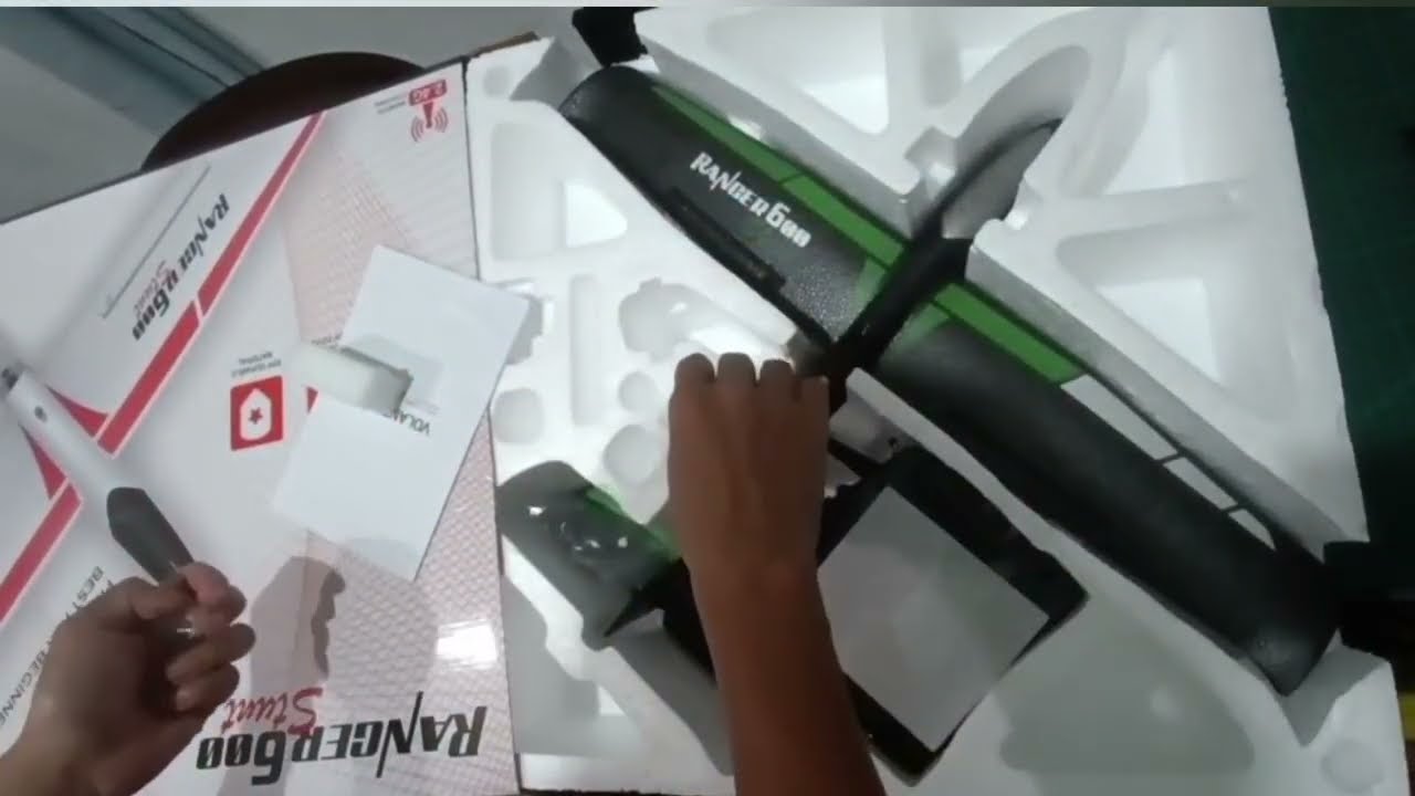 Volantex Ranger 600 4CH RC Plane with Gyro RTF - Unboxing and Flight Test #rcplane 