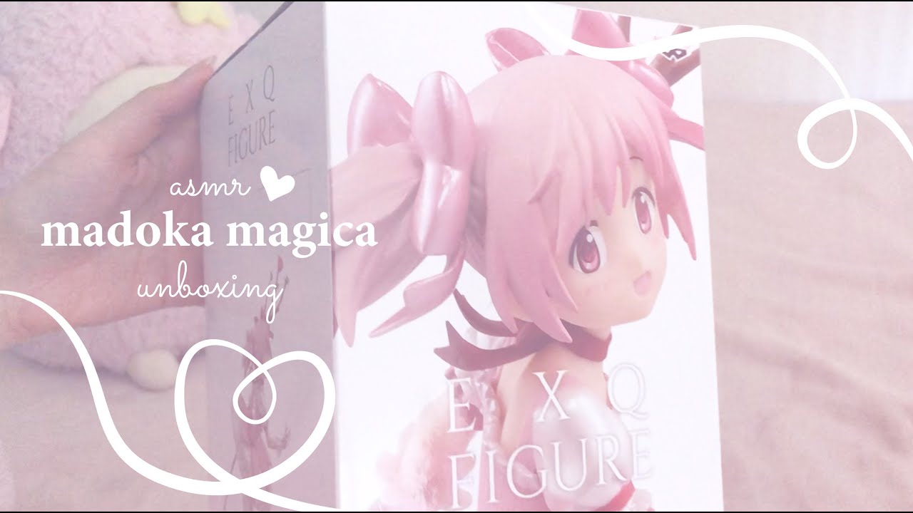 UNBOXING my first anime figure (madoka magica) ASMR style 🎀