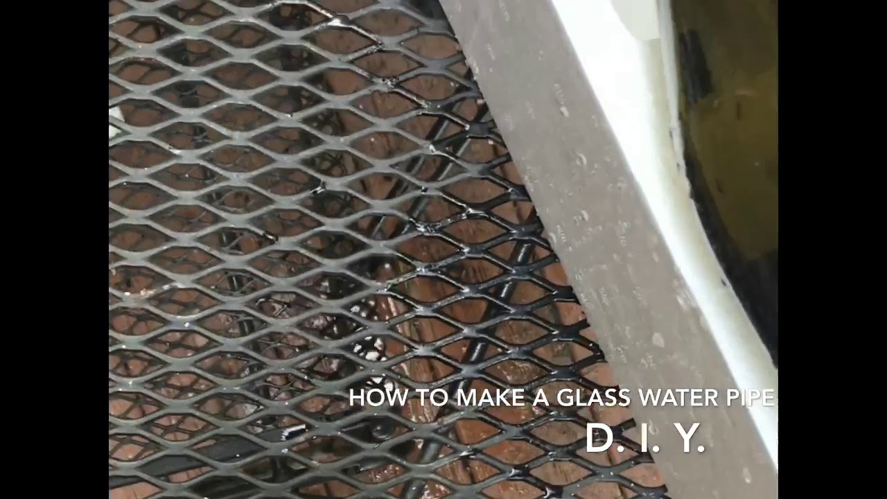 How To Make a Water Pipe with a glass bottle (DIY)