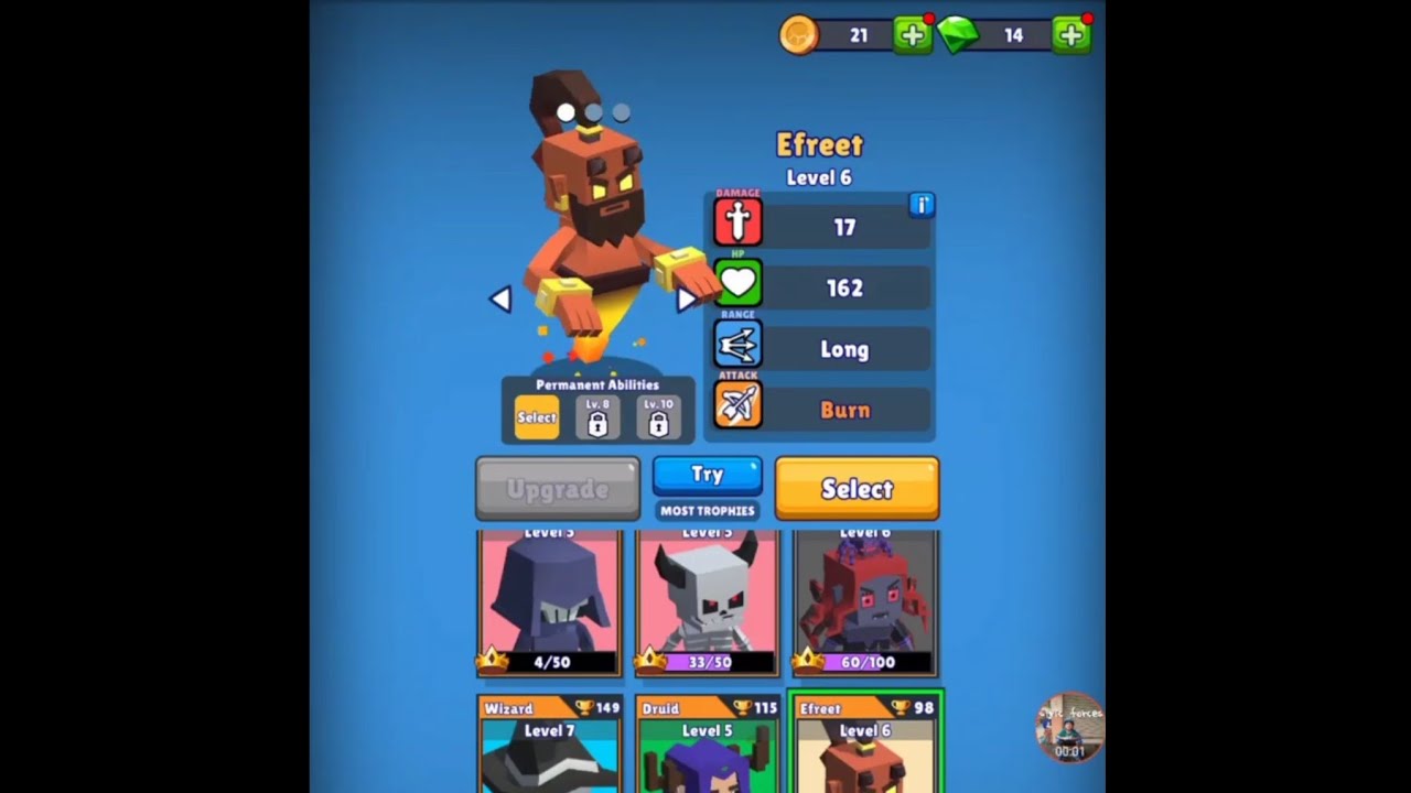 Hunt royale (PVE) Co-op clear 20 wave Efreet & Grim reaper
