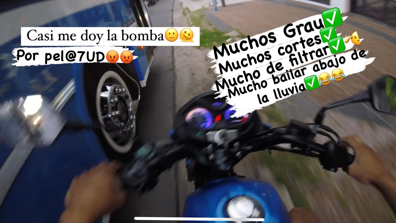 ahi miguel casi me mato/wili en la lluvia/filtrando en autopista/LOKURA DE VIDEO
