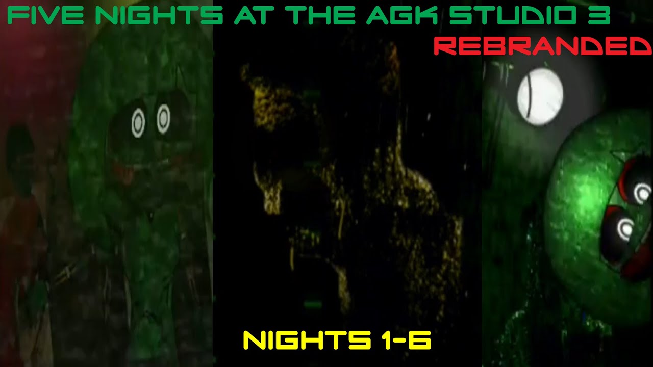 Five Nights at the AGK Studio 3: Rebranded | Nights 1-6