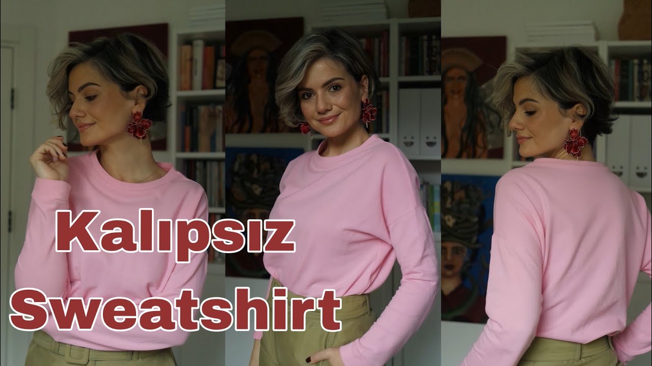 Kalıpsız Sweatshirt Dikişi