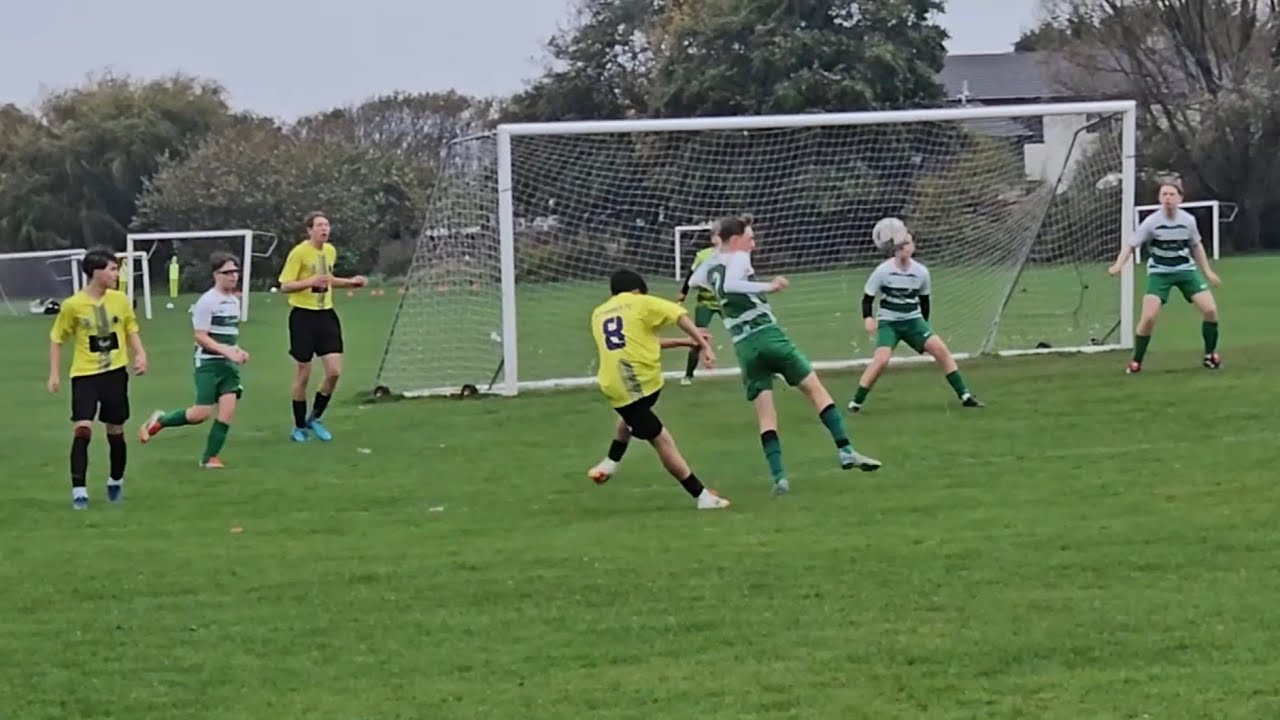 Two excellent goals and a hat-trick of goal assists from Freddie vs Foxhall Hoops u15. 19/10/25