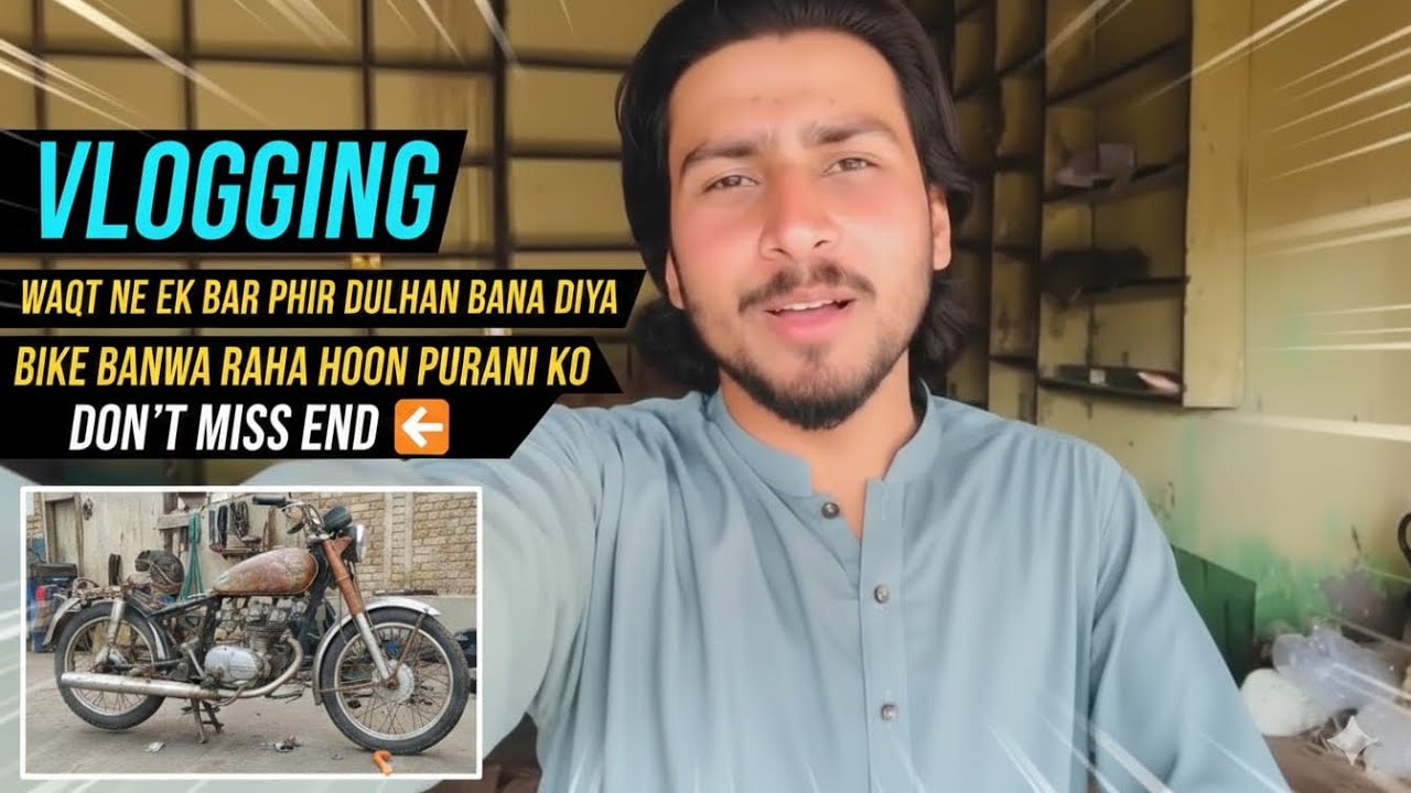 Waqt ne ek bar phir dulhan bana diya bike renovation 