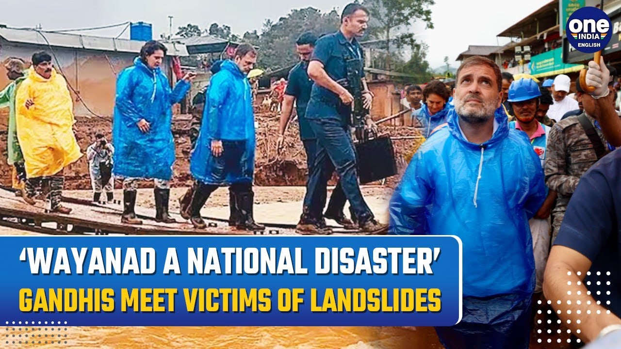 Wayanad Landslides: Rahul Gandhi Meets Victims of Tragedy, Labels it &lsquo;National Disaster&rsquo;| Watch