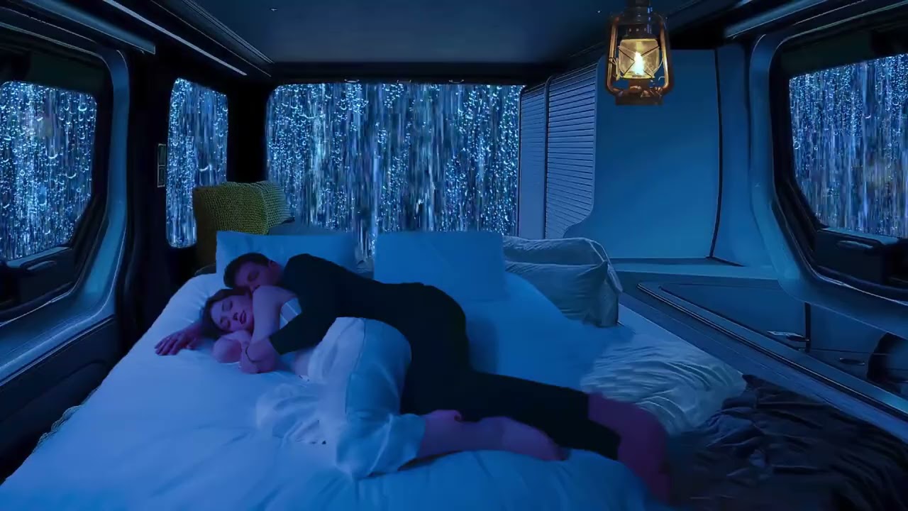 Sleep Stream Rain Sounds from the Bedroom Window (Aesthetic & Calming) – 6 Hours for Deep Sleep