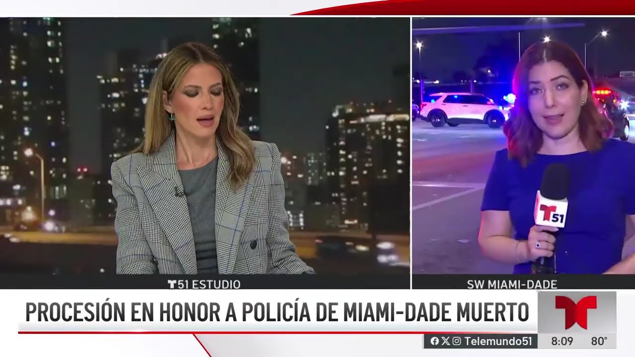 Confirman muerte de agente baleado en el suroeste de Miami-Dade