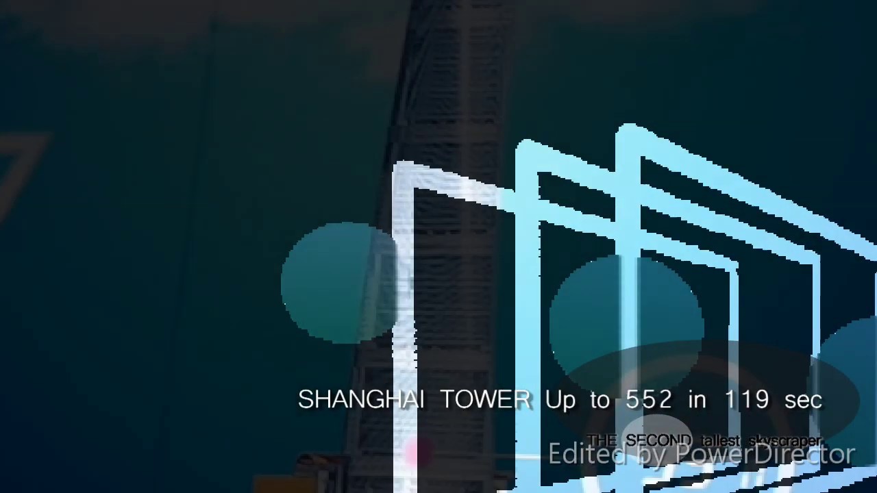 World's Fastest Elevator 18m/s!!! Shangahi TOWER   632 m
