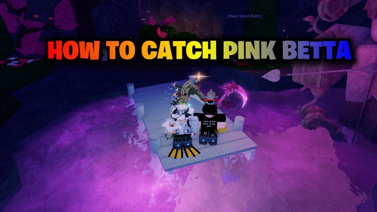How To Catch Pink Betta In FISCH #fisch #roblox
