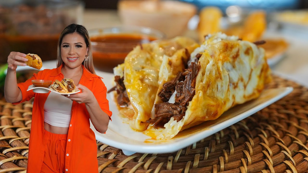 I made Taco Bell’s GRILLED CHEESE DIPPING TACOS but so much BETTER!
