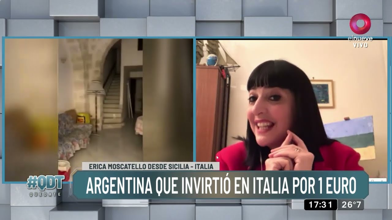 Casas por 1 euro: hablamos con la primera argentina que compró un hogar en Italia
