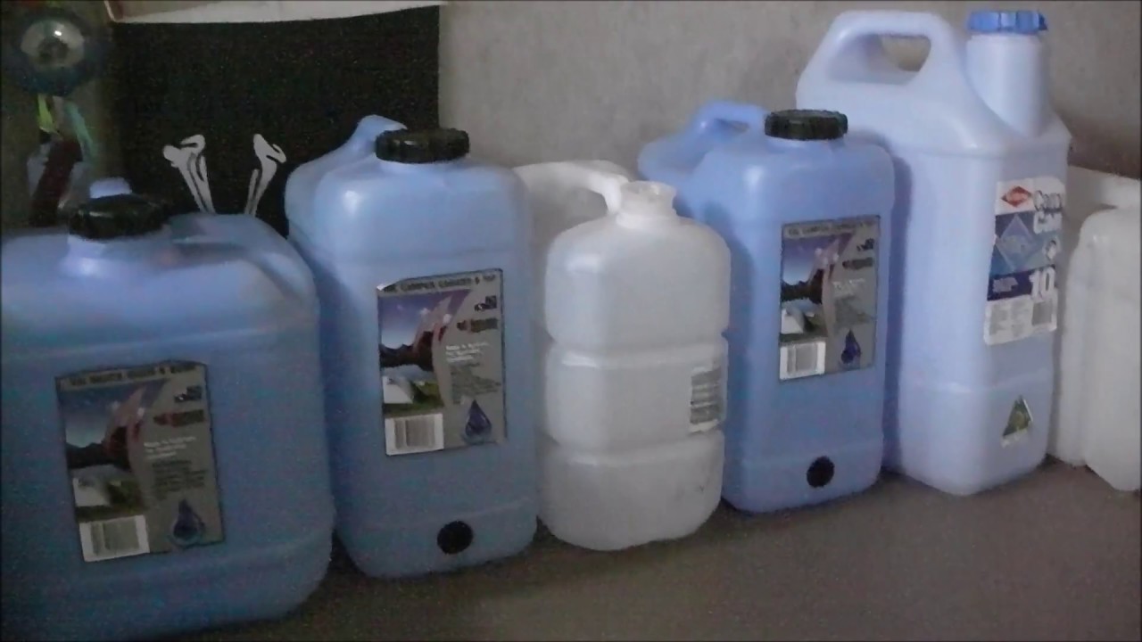 Macgregor 26  Water storage - how much and where we store it