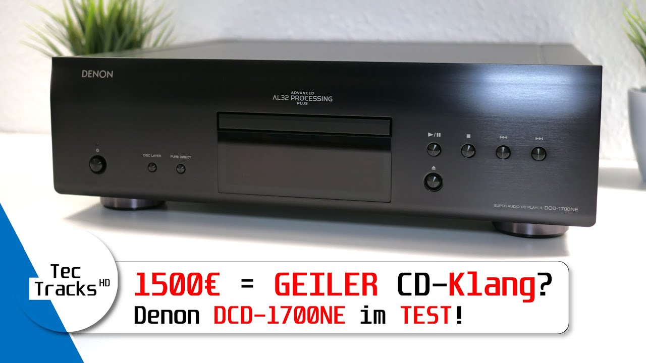 📀💿 1500€ = GEILER CD-Klang? 🤔 | DENON DCD-1700NE Super Audio-CD-Player im Test! | TecTracks HD