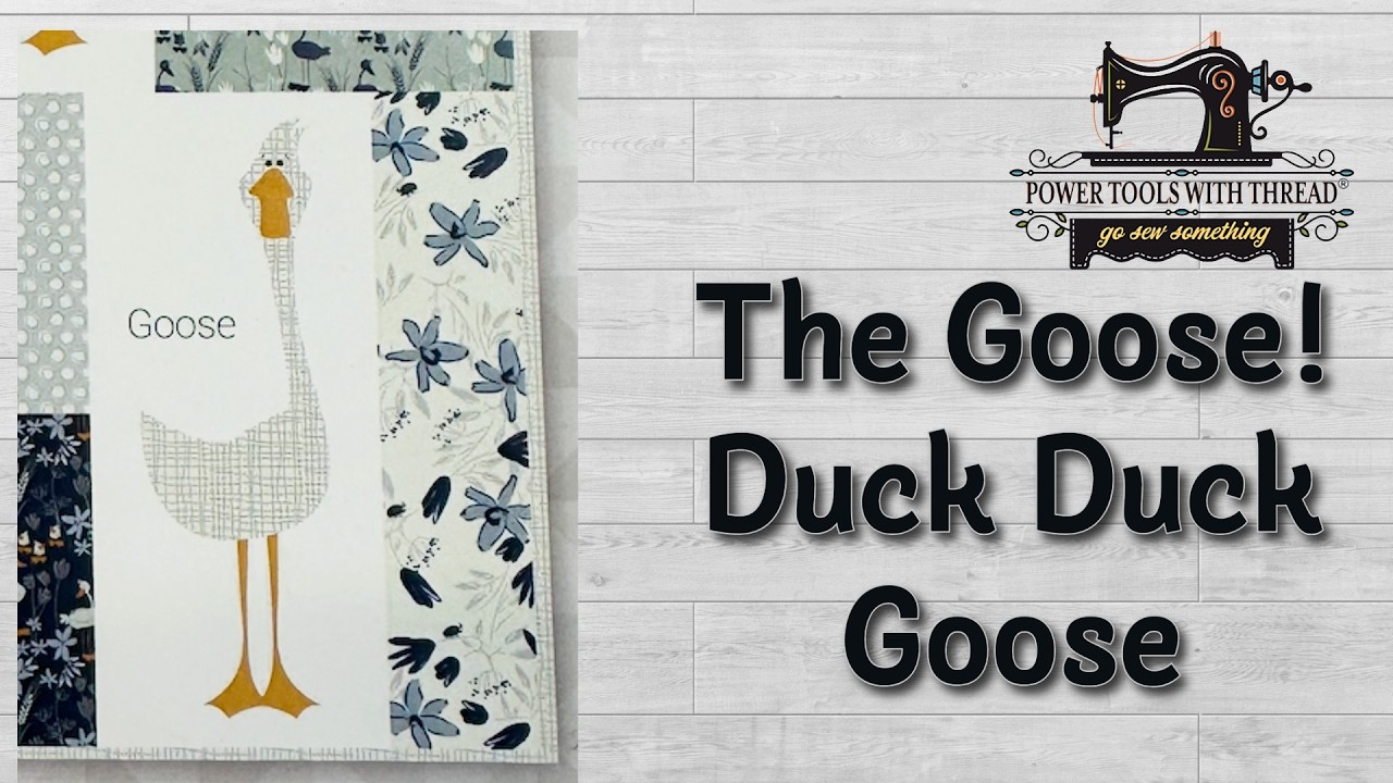 Cut & Finish the Goose!  Duck, Duck, Goose Mini, the Stitchuation Room, 3/30/26