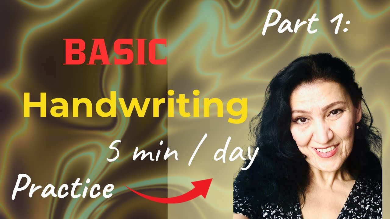 Part 1: How to improve Your Handwriting / Handwriting practice / Handwriting basic strokes #english