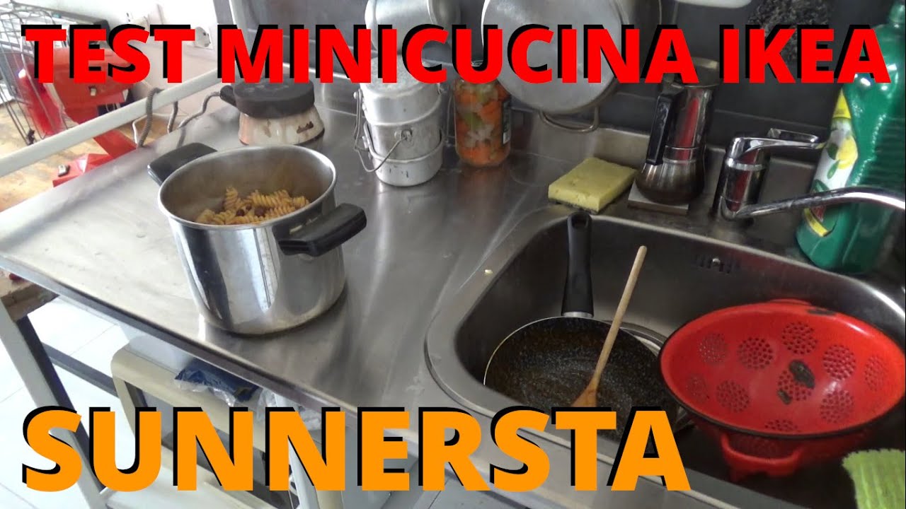 Test Minicucina SUNNERSTA di IKEA nel RIFUGIO UNIX ROOM #test  #vlog #diy #recensione #vlogger