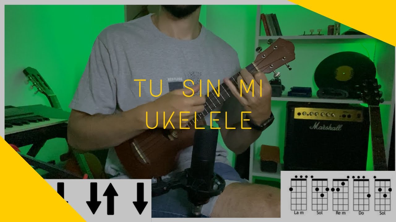 UKELELE | Tu sin mi - Dread Mar I (tutorial/cover ukelele) Martin Lopez