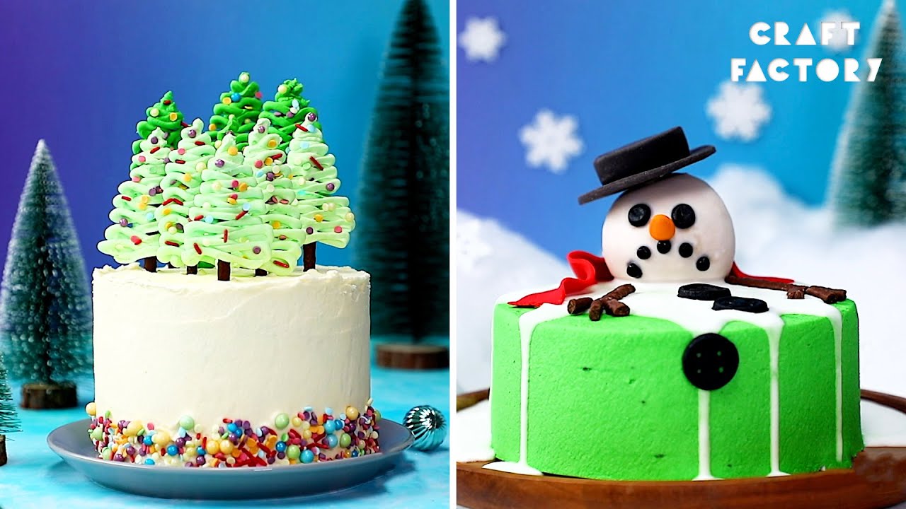 20 Christmas Cake And Cupcake Decorating Ideas